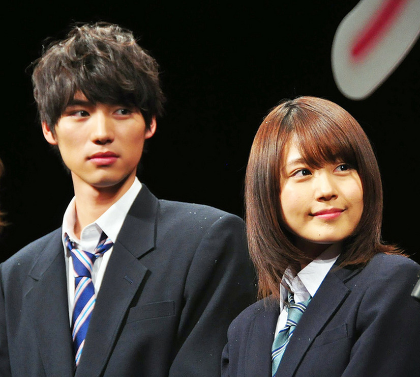 福士蒼汰＆有村架純／『ストロボ・エッジ』完成披露試写会