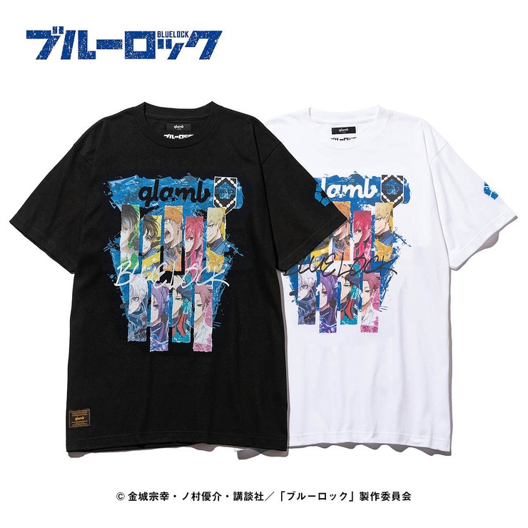 「『ブルーロック』【glamb】Tシャツ」8,470円（税込）（C）金城宗幸・ノ村優介・講談社／「ブルーロック」製作委員会 