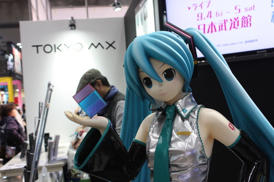 TOKYO MXブースは「SHOW BY ROCK！！」等身大シアンフィギュアがお出迎えAnimeJapan 2015