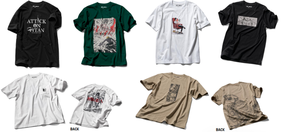 『進撃の巨人』× UT コラボTシャツ登場（C）諫山創／講談社