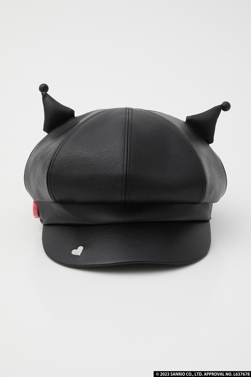 「サンリオキャラクターズ」×「R4G（アールフォージー）」［クロミ］KUROMI CASQUETTE（C）2023 SANRIO CO., LTD. APPROVAL NO. L637678