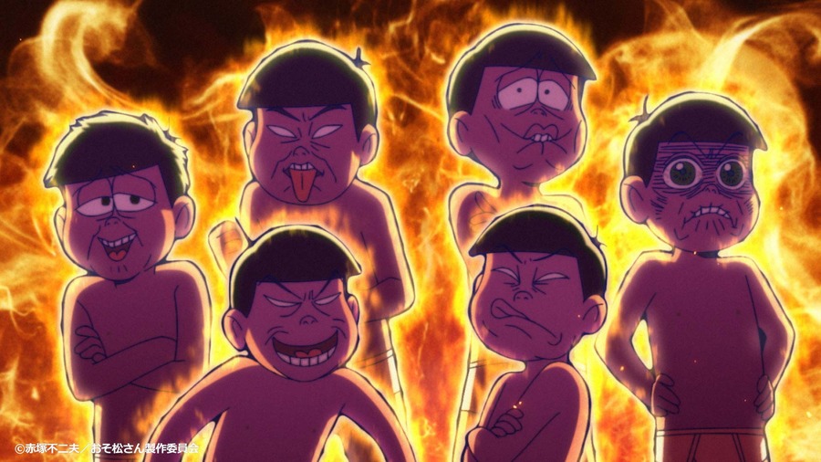 『おそ松さん～魂のたこ焼きパーティーと伝説のお泊り会～』特報場面カット（C）赤塚不二夫／おそ松さん製作委員会