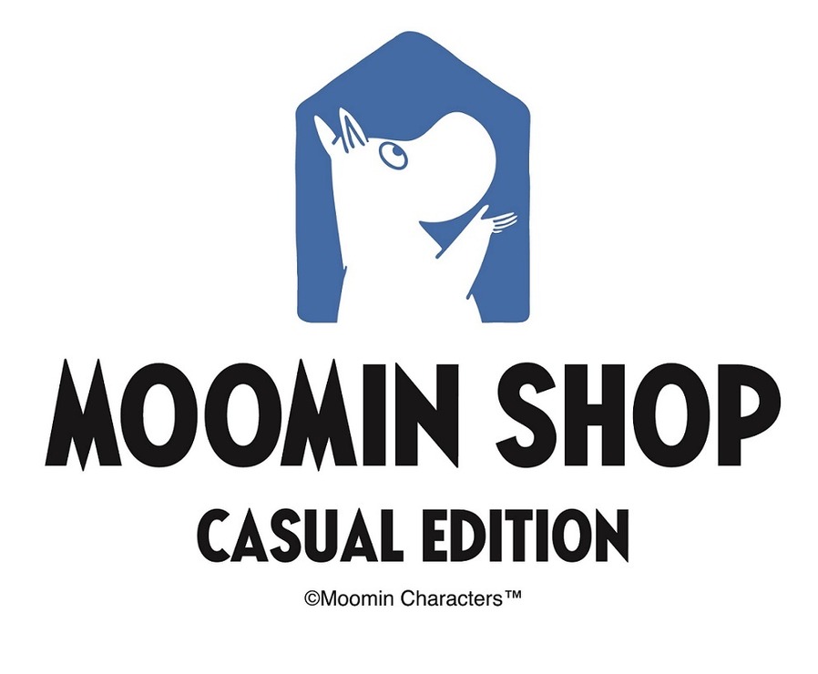 「MOOMIN SHOP CASUAL EDITION 」ロゴ（C）Moomin Characters