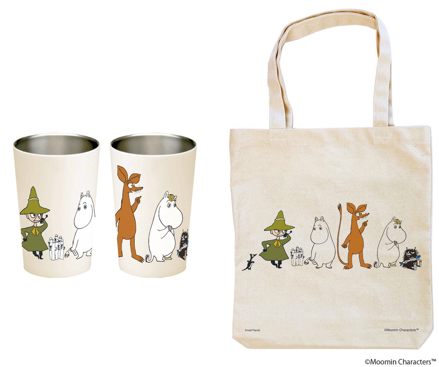 キープタンブラー　価格：3,190円（税込）／トートバッグ　価格：2,310円（税込）（C）Moomin Characters