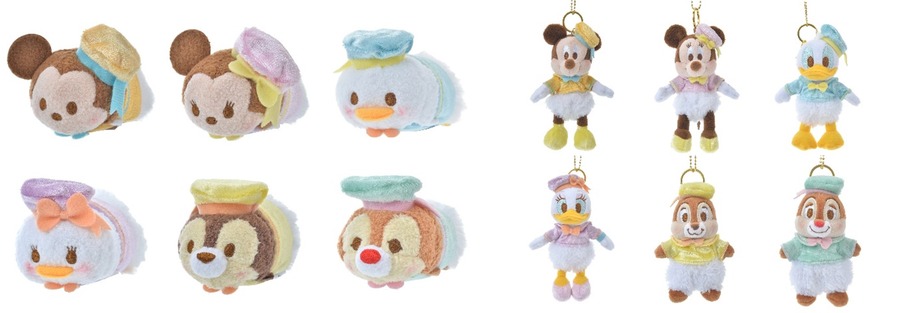 『ドナルドダック誕生日グッズ2023』ツムツムぬいぐるみ＆ぬいぐるみキーチェーン（C）Disney