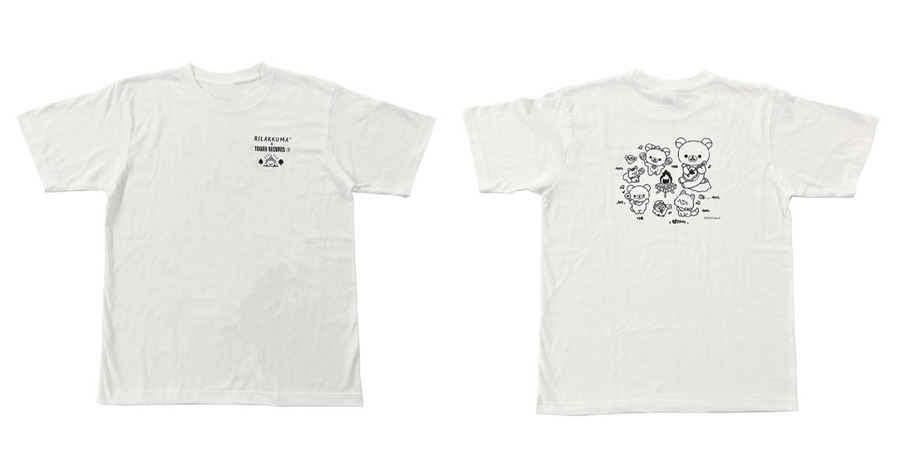 「Rilakkuma × TOWER RECORDSキャンペーン2023」コラボTシャツ 2023 3,500円（税込）（C）2023 San-X Co., Ltd. All Rights Reserved.