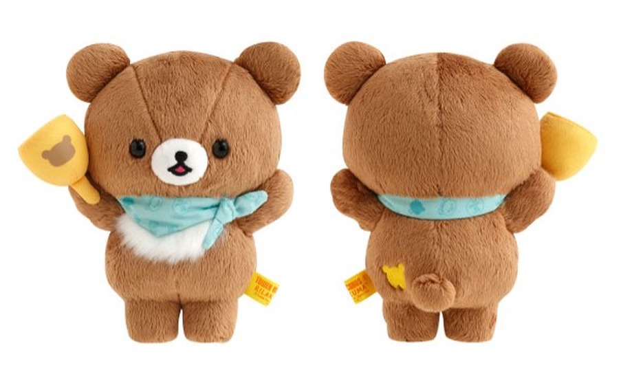 「Rilakkuma × TOWER RECORDSキャンペーン2023」コラボぬいぐるみ（チャイロイコグマ）2,750円（税込）（C）2023 San-X Co., Ltd. All Rights Reserved.