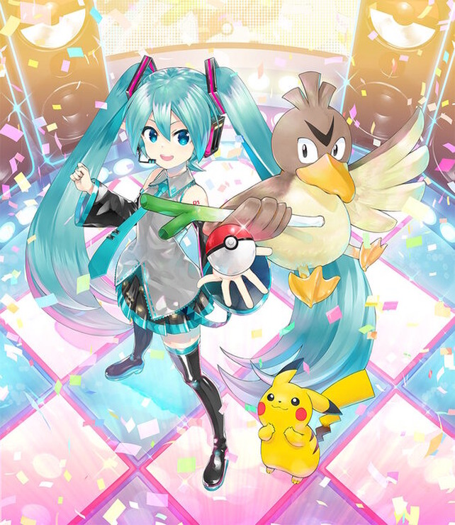 『ポケモン』×「初音ミク」コラボ決定！ミクがトレーナーに扮した18のイラスト、さらに18曲のMVを順次公開へ