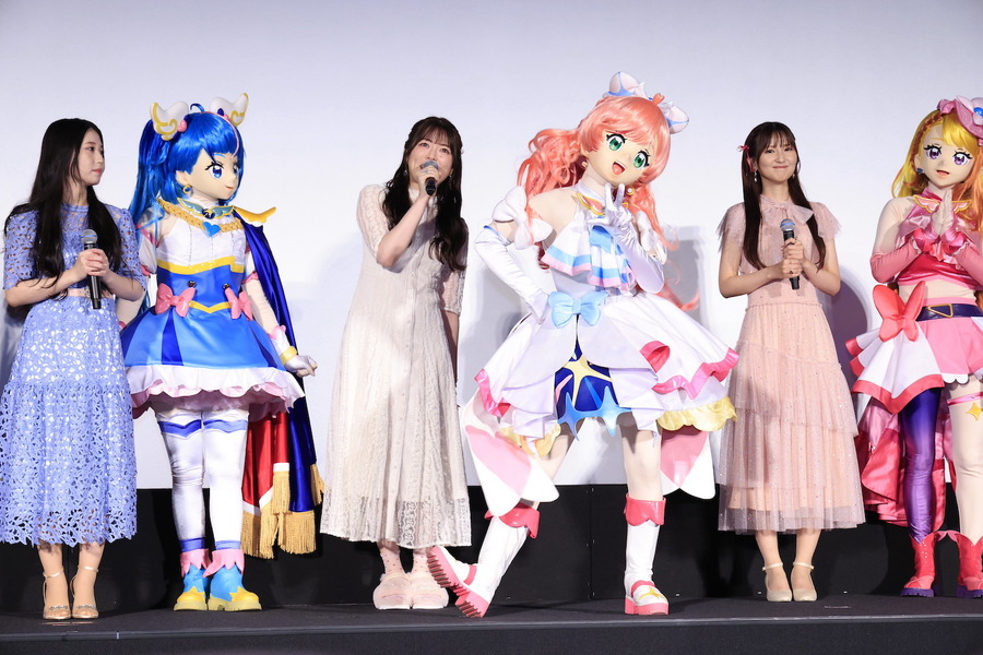 『映画プリキュアオールスターズF』完成披露イベントの様子（C）2023 映画プリキュアオールスターズF製作委員会