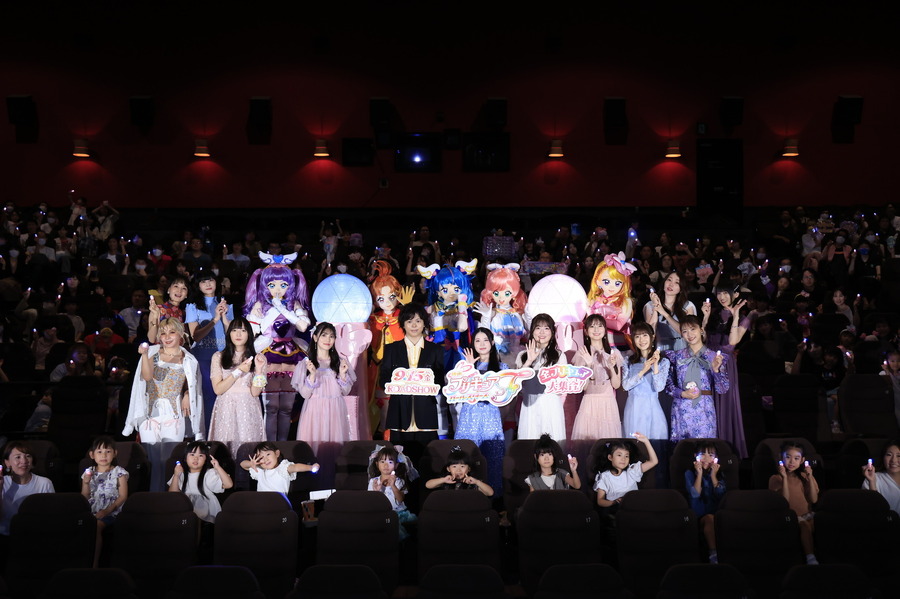 『映画プリキュアオールスターズF』完成披露イベントの様子（C）2023 映画プリキュアオールスターズF製作委員会