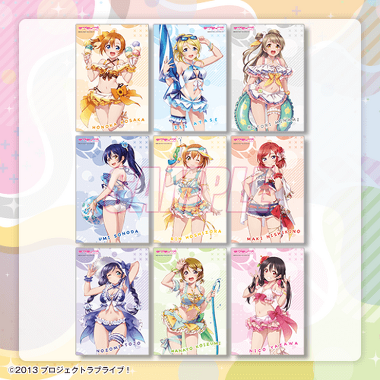 「『ラブライブ！』オンラインくじ Ver.LoveLive!Days～μ's～」ポストカード（C）2013 プロジェクトラブライブ！