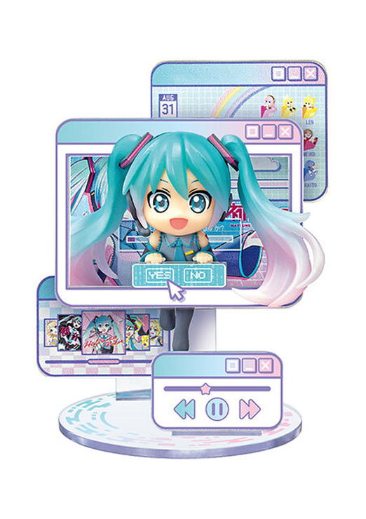 「初音ミク」たちが、パソコン画面から飛び出す！リーメント新作「ウィンドウフィギュアコレクション」が、飾りたくなるほどオシャレ