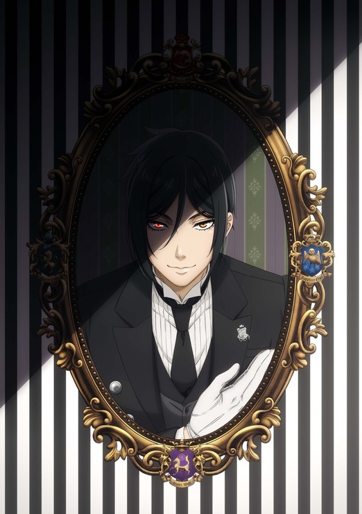 『黒執事 -寄宿学校編-』ウェルカムビジュアル(セバスチャン)（C）Yana Toboso/SQUARE ENIX,Project Black Butler