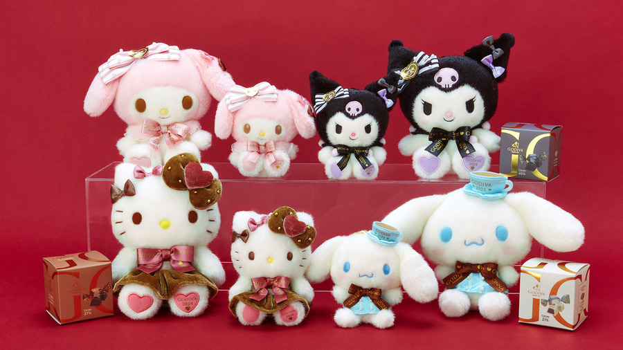 「サンリオキャラクターズ GODIVAギフトセット」（C）2023 SANRIO CO.,LTD. 　著作（株）サンリオ