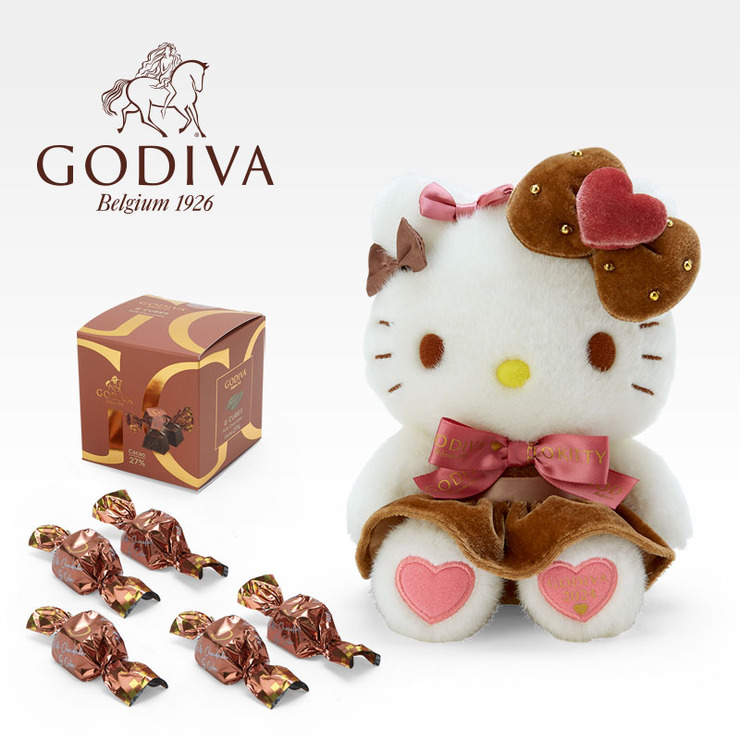 「ドール＆GODIVA 2024（全4種）」ハローキティ 6,600円（税込）（C）2023 SANRIO CO.,LTD. 　著作（株）サンリオ