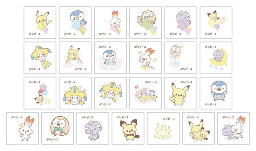 「ポケモンパン」新作にポケピース！ピカチュウやポッチャマ、ニャスパーたちが可愛いイラストでパッケージ&デコキャラシールに