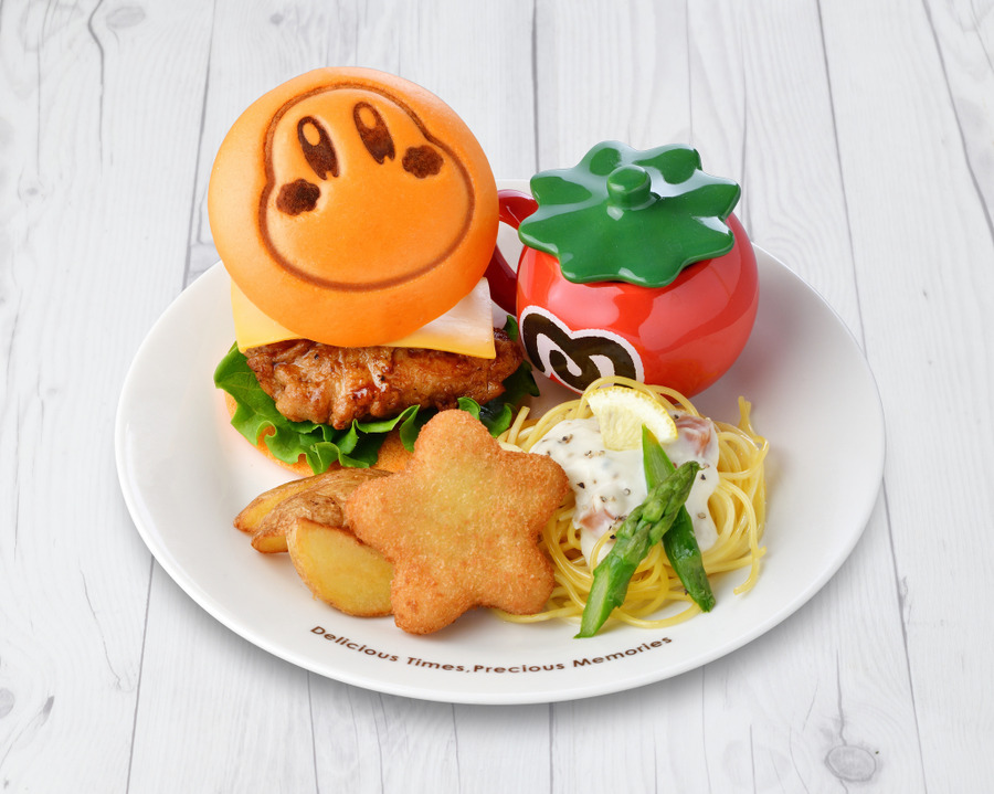 ワドルディバーガー＆レモンクリームパスタ（C）Nintendo / HAL Laboratory, Inc.