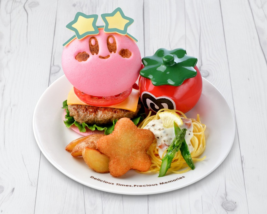 夏のカービィバーガー＆レモンクリームパスタ（C）Nintendo / HAL Laboratory, Inc.