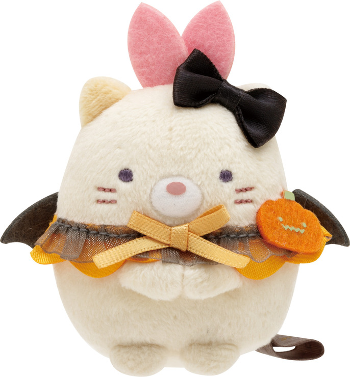 すみっコぐらし『アゲアゲ!あげっコあくまハロウィン』テーマ「てのりぬいぐるみ　ねこ」（C）SAN-X CO., LTD. ALL RIGHTS RESERVED.