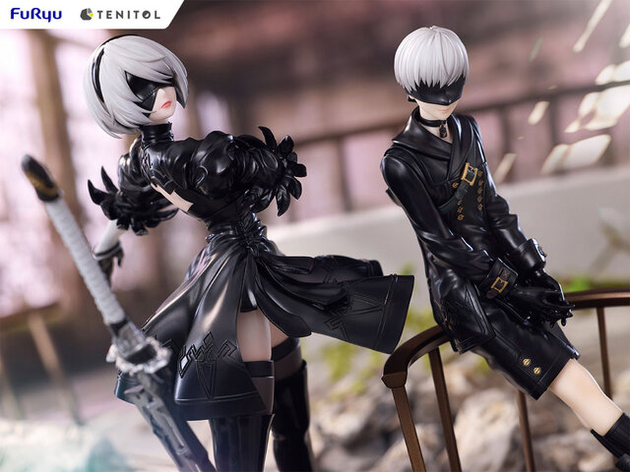 スラリと伸びた美脚に見惚れる！アニメ『NieR:Automata』より「2B」「9S」がフィギュア化―ゴーグルを外して素顔も楽しめる