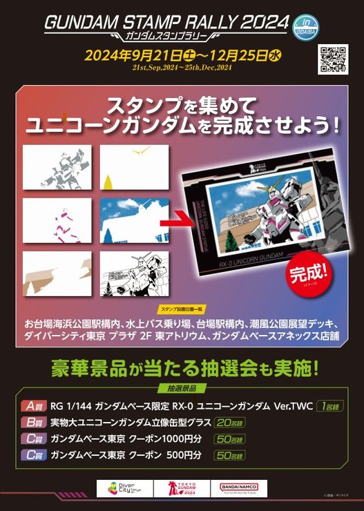 「TOKYOガンダムプロジェクト2024」スタンプラリー A2ポスター