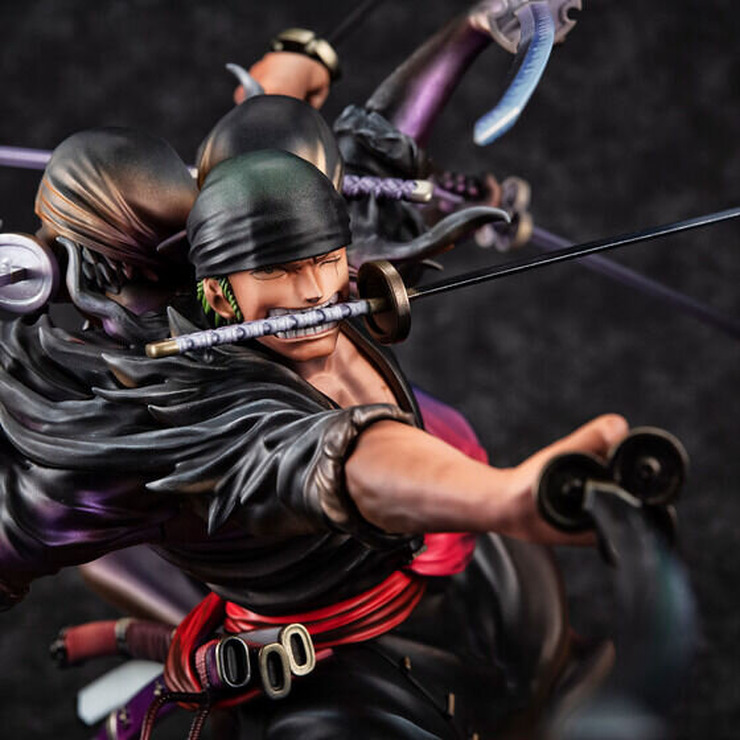 「ワンピース」より九刀を振るう“阿修羅”「ロロノア・ゾロ 」フィギュアが抽選販売へ！全高約40cmで堂々たる存在感の「神・エネル」も