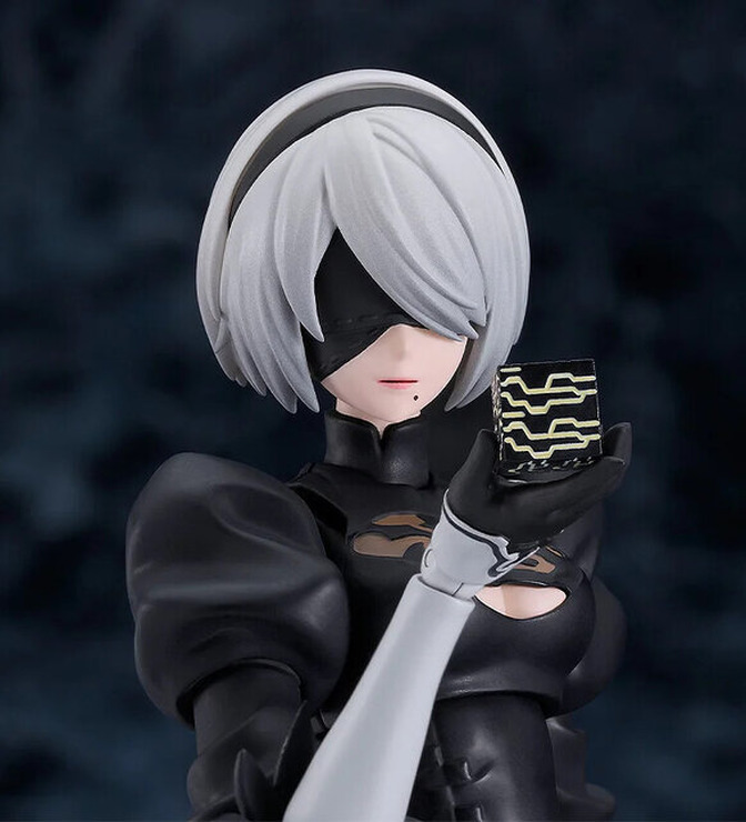 この太もも動かせるぞ！「NieR:Automata Ver1.1a」より「2B」がfigma化―ディスプレイを盛り上げる「ポッド０４２」「白の契約」なども付属