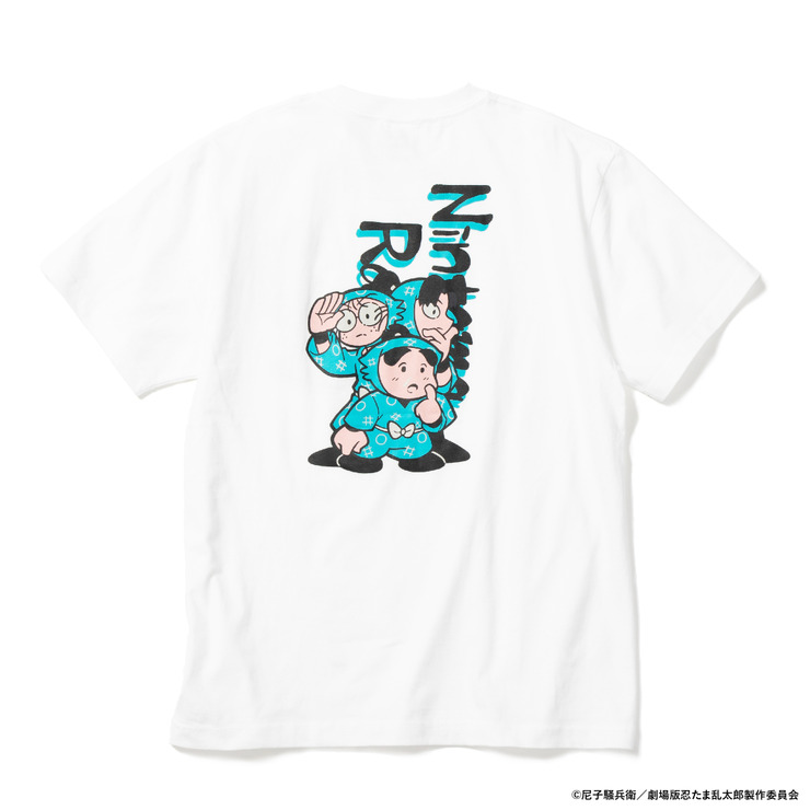 『劇場版 忍たま乱太郎 ドクタケ忍者隊最強の軍師』×「マンガート ビームス」Tシャツ-一年は組と土井先生-　バック