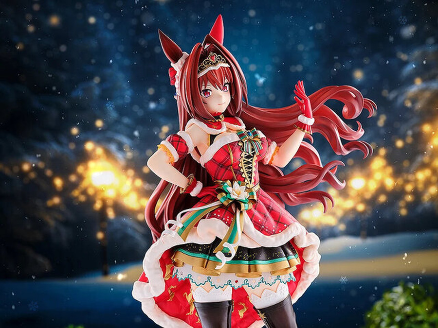 イルミネーションの中で“1番”キレイ！『ウマ娘』よりクリスマス勝負服の「ダイワスカーレット」フィギュアが予約受付開始