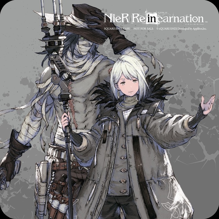 「NieR」シリーズコラボカフェ 特典コースター（C）SQUARE ENIX