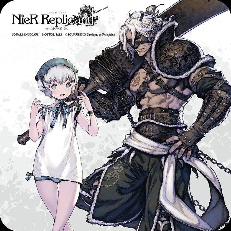 「NieR」シリーズコラボカフェ 特典コースター（C）SQUARE ENIX