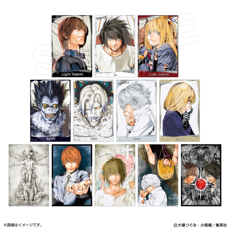 「DEATH NOTE－My Dear Light-POP UP SHOP」イラストカードコレクション（C）大場つぐみ・小畑健／集英社