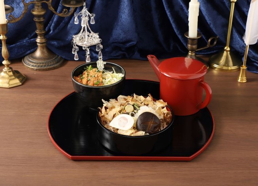 「名探偵コナンカフェ」そば1枚+カツ丼セット