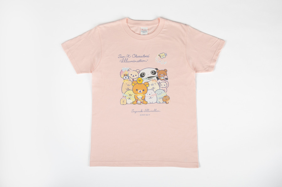 サンエックスキャラクターズイルミネーションコラボグッズ「Tシャツ（130cm・150cm）」（C）2025 San-X Co., Ltd. All Rights Reserved.