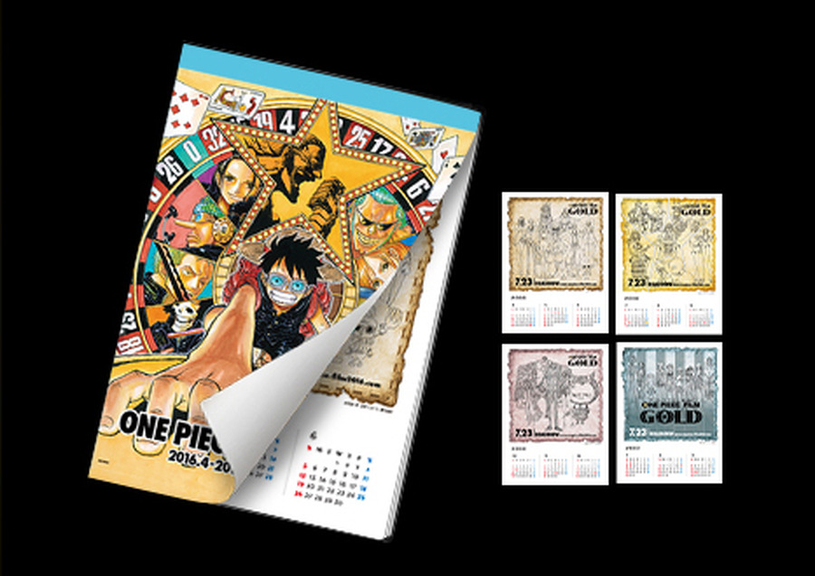 「ONE PIECE FILM GOLD」ビジュアル公開　黒い服着たルフィがルーレットで登場!