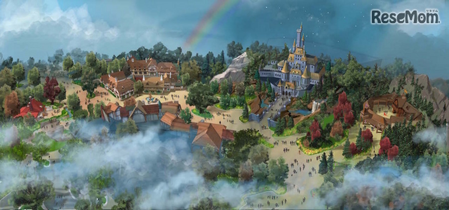 ファンタジーランド新エリアの全景　(c) Disney