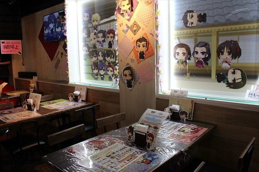 土方や沖田の等身大パネルも　アニマックスCAFE「薄桜鬼～御伽草紙～」コラボレポート