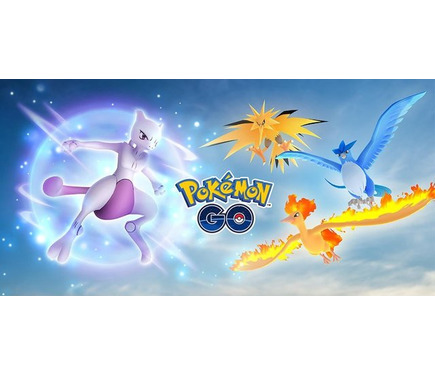 ポケモンGO」フリーザー、サンダー、ファイヤー、ミュウツー登場