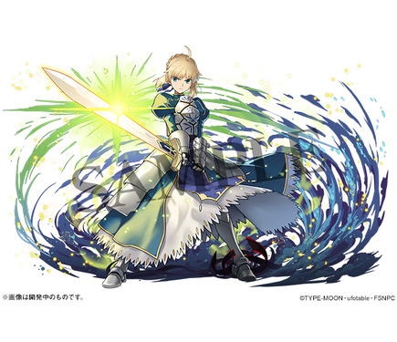 Fate/stay night [HF]」セイバー、アーチャーたちが“パズルRPG”の世界