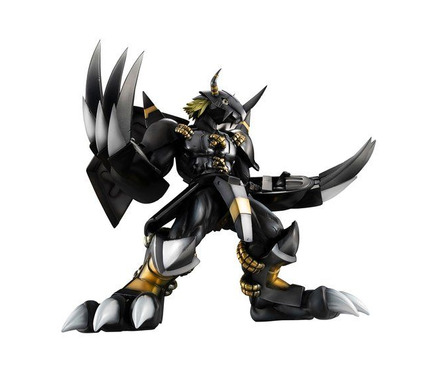 デジモン」漆黒の闇を纏ったブラックウォーグレイモンがフィギュアに