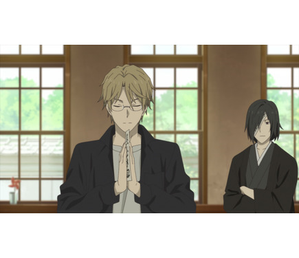 秋アニメ「夏目友人帳 漆」名取（CV石田彰）と的場（CV諏訪部順一）は