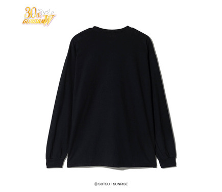 Gundam Wing ブラック長袖Tシャツ Gundam Wing ブラック長袖Tシャツ 新機動戦記ガンダムW