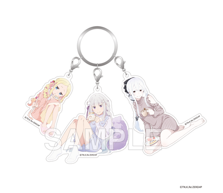 リゼロ」エミリアの誕生日生活をエキドナ、ベアトリスが部屋着でお祝い