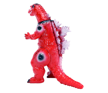 ゴジラ」が福島の郷土玩具・赤べこカラーに！“ヘドラコレクター”怒髪天