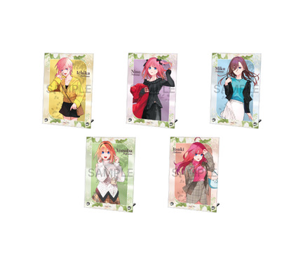 五等分の花嫁」春場ねぎの描いた新作グッズ登場！ 一花、二乃、三玖