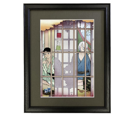 ゲ謎」完売した“鬼太郎の父と水木”の浮世絵が再販！こっそり一献交わす