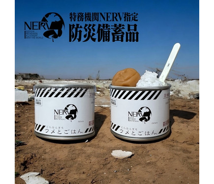 特務機関NERV エヴァンゲリオンクルセイド　ER 3枚セット エヴァ」NERV指定の第3新東京市の防災備蓄品!? 水さえあれば食べられる