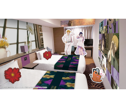 チェンソーマン」デンジ＆レゼの部屋に宿泊できる！ サンシャイン