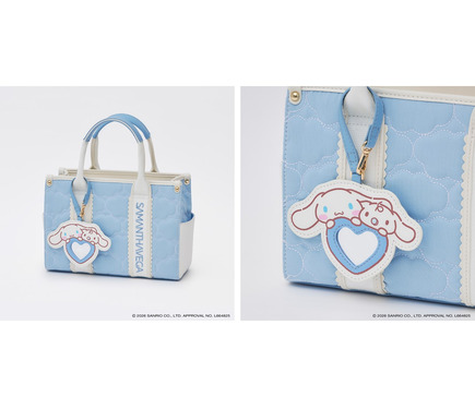 サマンサベガ×サンリオがコラボ！「シナモロール」と「ポチャッコ」の