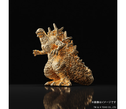 世界で100体限定♪ 「ゴジラ-1.0」金のゴジラ登場！新たなアクション